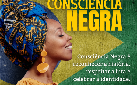Post para Instagram Dia Nacional da Consciência Negra Verde Amarelo e Azul (1)